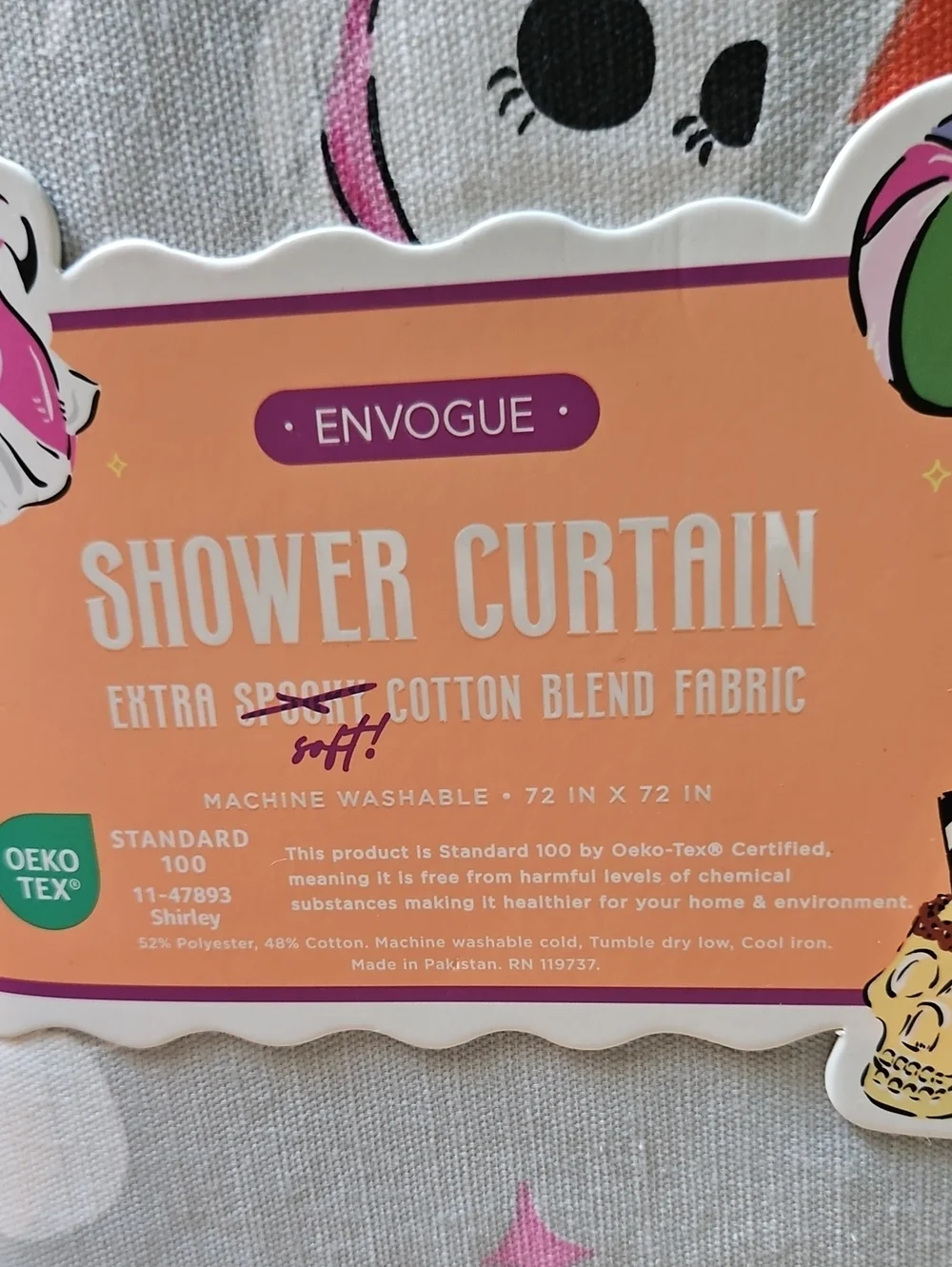 Envogue halloween curtain